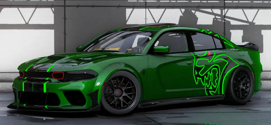 Dodge Charger Hellcat With Cash, AKs, and Money (Removable Livery)